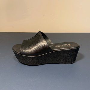 Korks by Kork-Ease Leather Platform Sandals